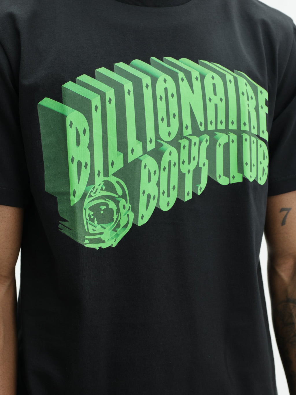 Billionaire Boys Club T-Shirt 3d Green Arch Logo Black