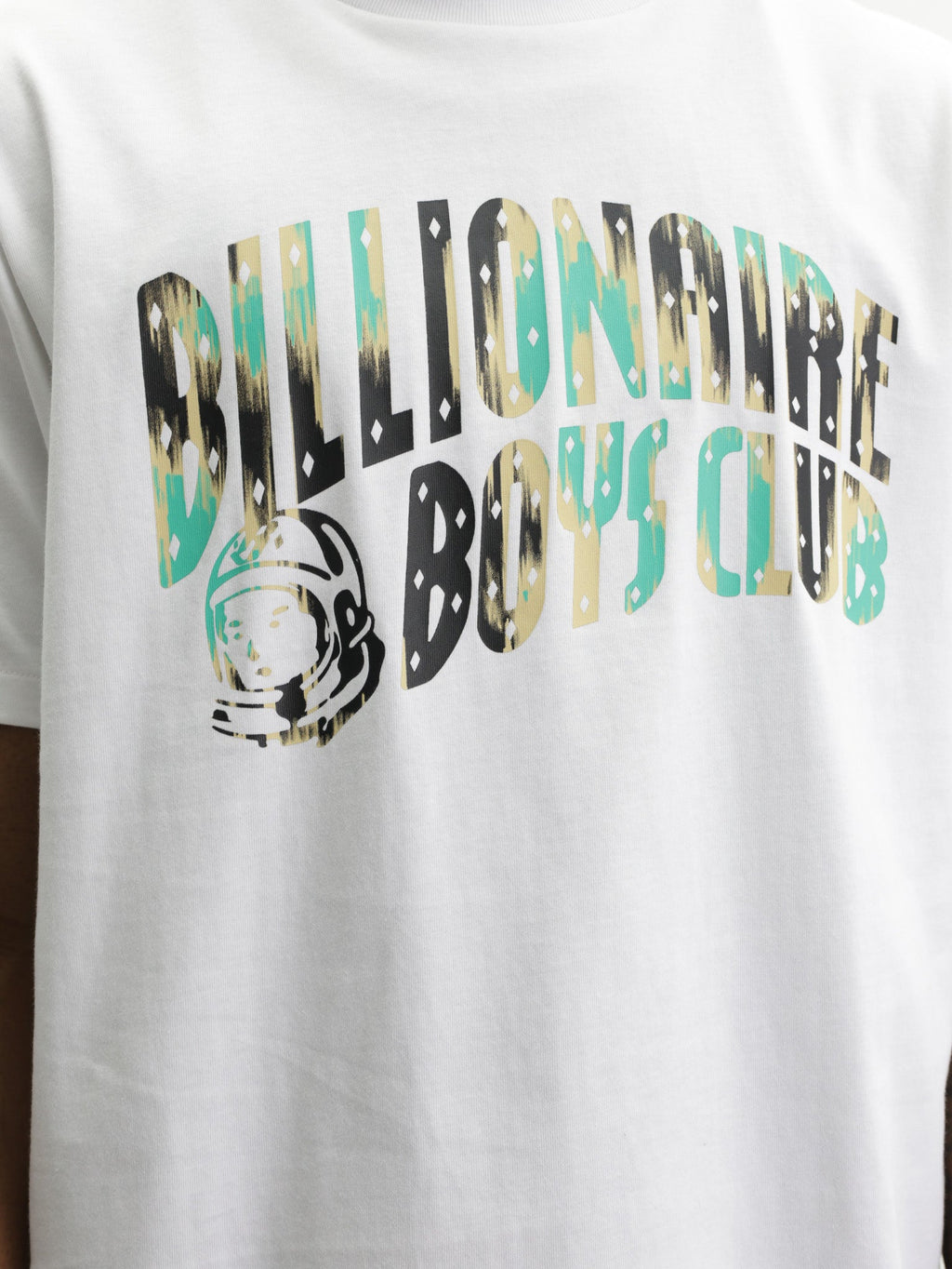 Billionaire Boys Club T-Shirt Leopard Camo Arch White
