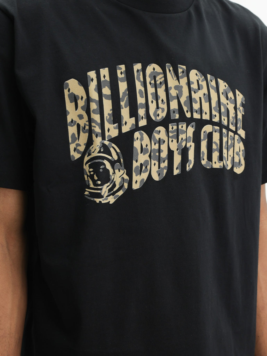 Billionaire Boys Club T-Shirt Leopard Print Arch Black