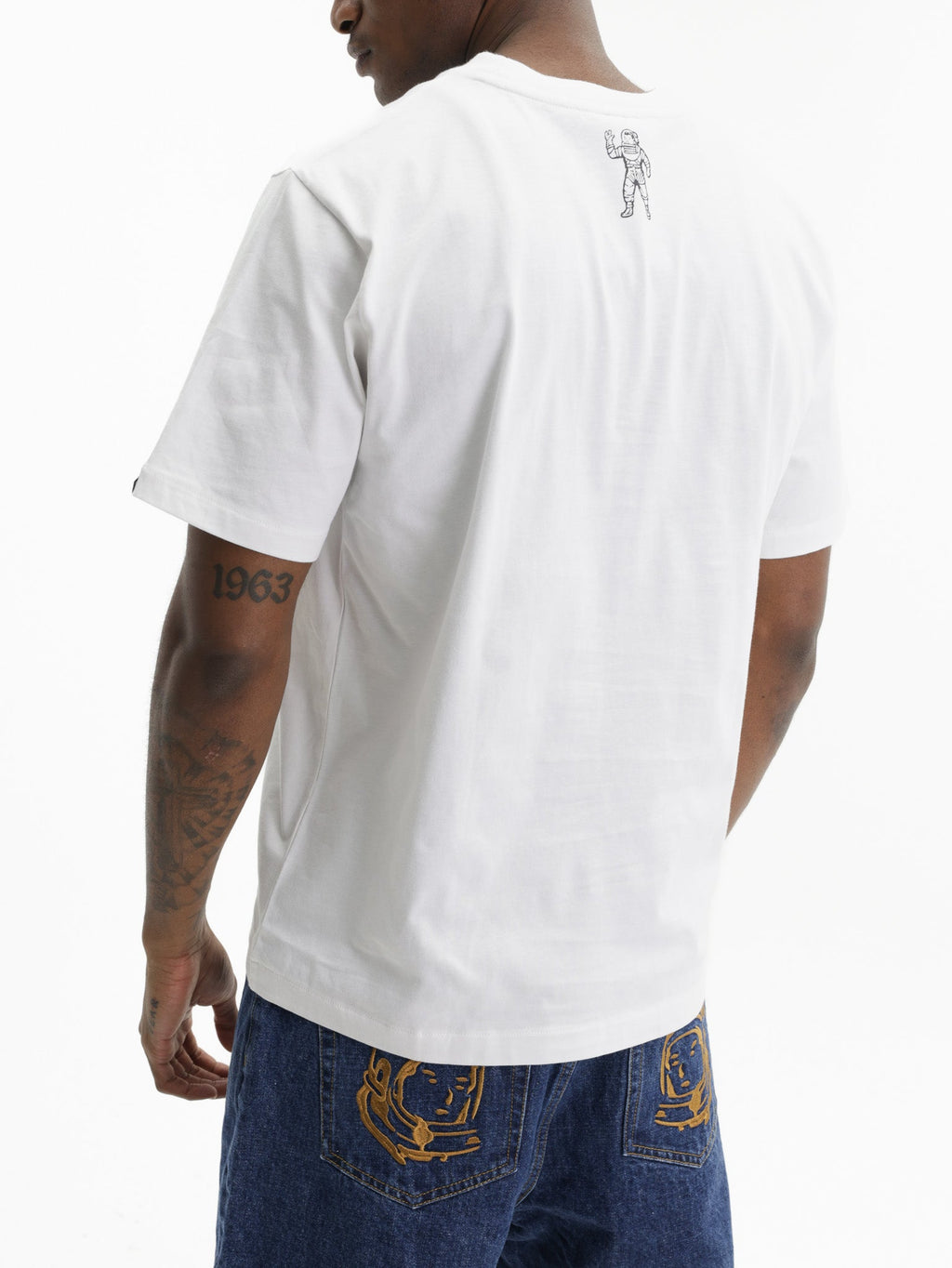 Billionaire Boys Club T-Shirt Leopard Print Arch White