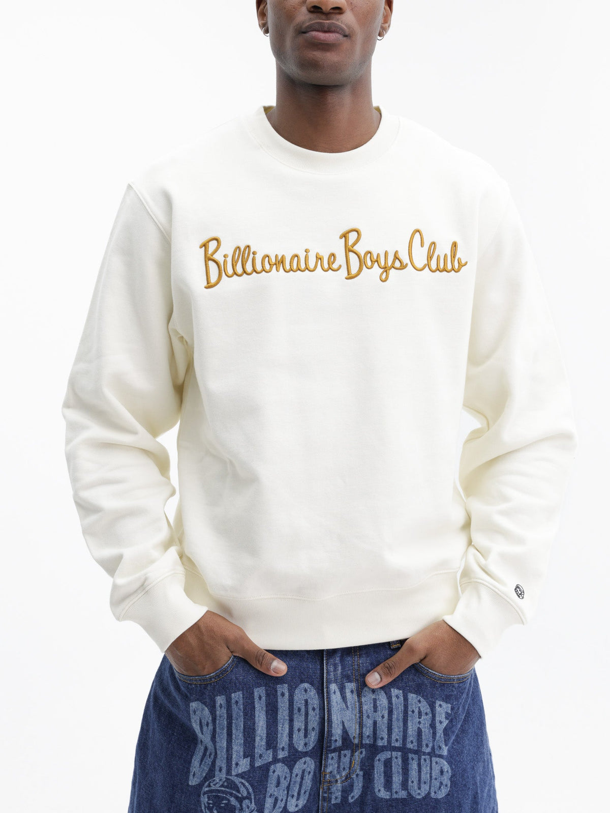 Billionaire Boys Club Sweater Signature Crew Ecru