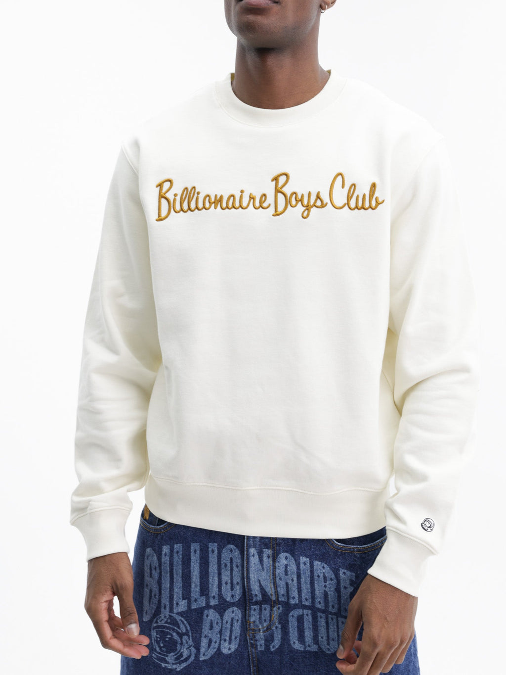 Billionaire Boys Club Sweater Signature Crew Ecru