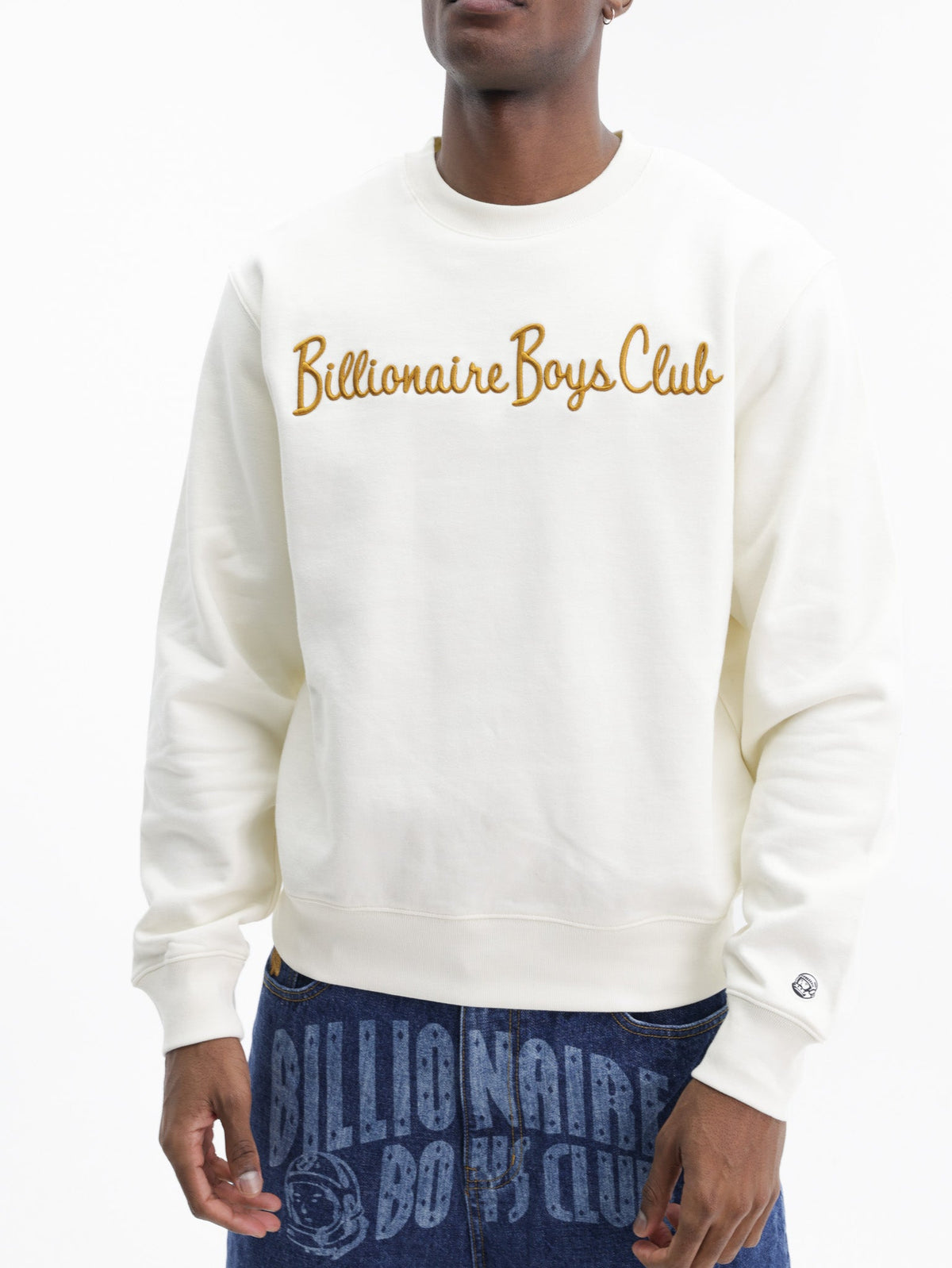 Billionaire Boys Club Sweater Signature Crew Ecru
