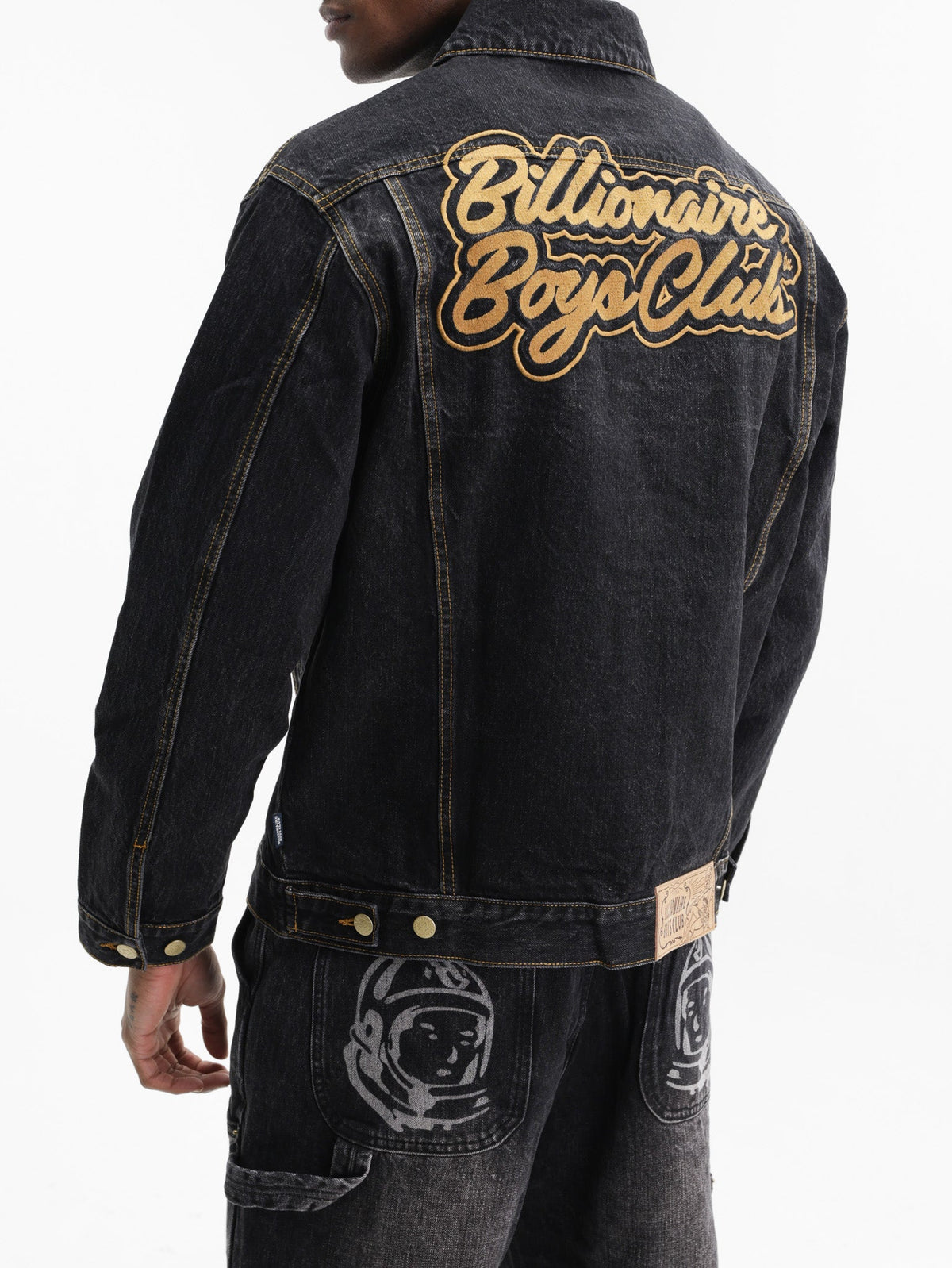 Billionaire Boys Club Jacket Script Denim Black Wash