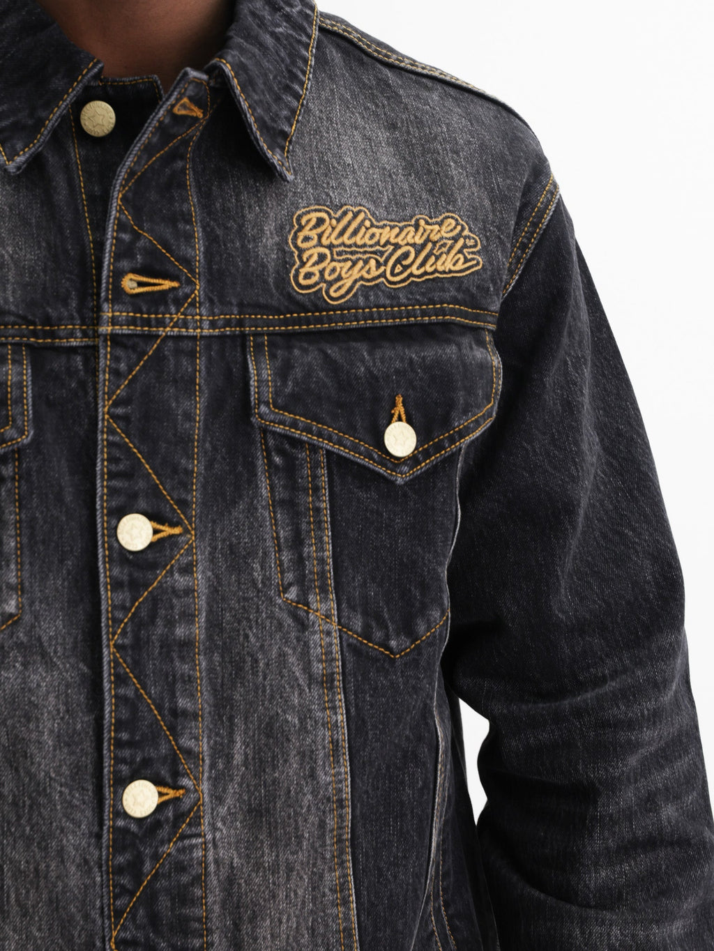 Billionaire Boys Club Jacket Script Denim Black Wash