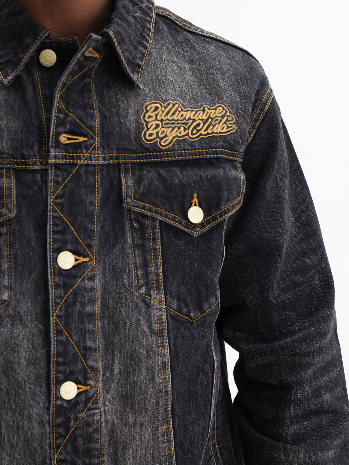 Billionaire Boys Club Jacket Script Denim Black Wash