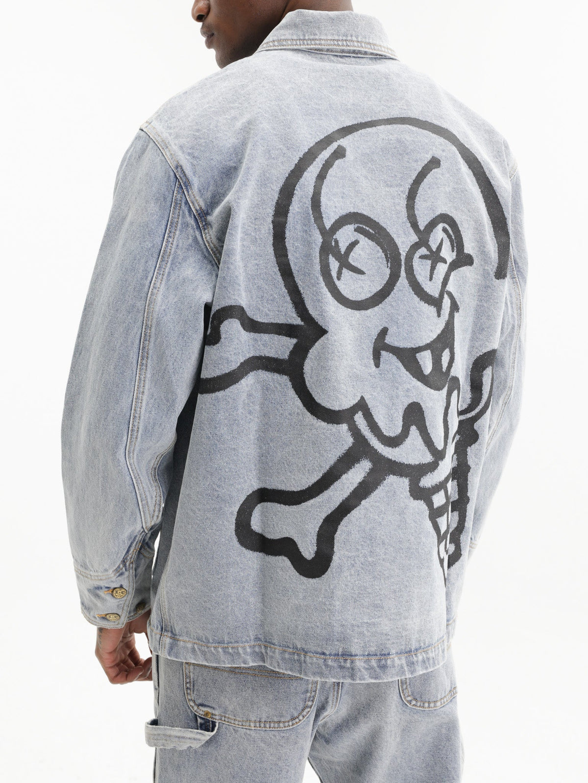 Ice-cream Jacket Cones & Bones Denim Light Wash