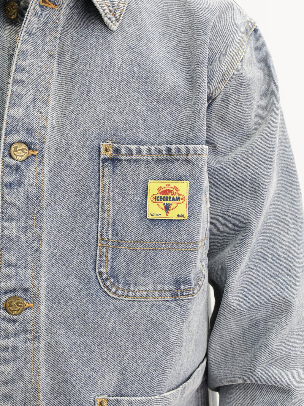 Ice-cream Jacket Cones & Bones Denim Light Wash