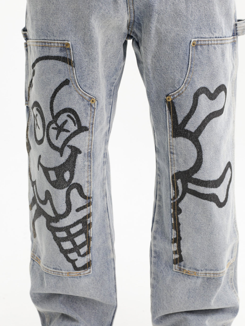 Ice-cream Pants Cones & Bones Denim Light Wash