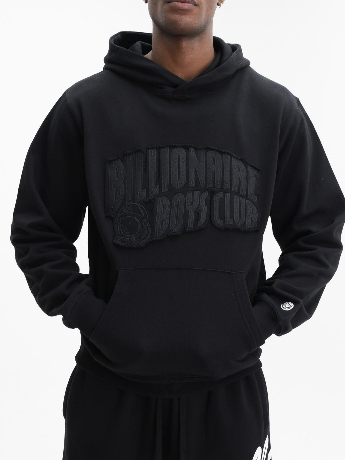 Billionaire Boys Club Hoodie Arch Logo Applique Black