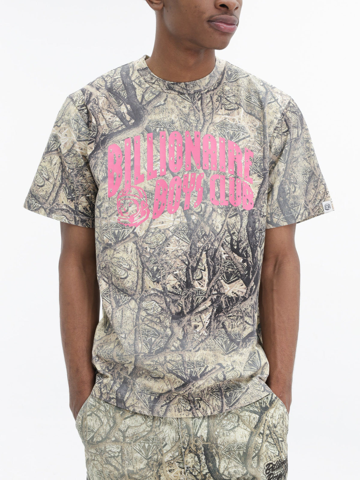 Billionaire Boys Club T-Shirt Diamonds & Dollars Logo Camo