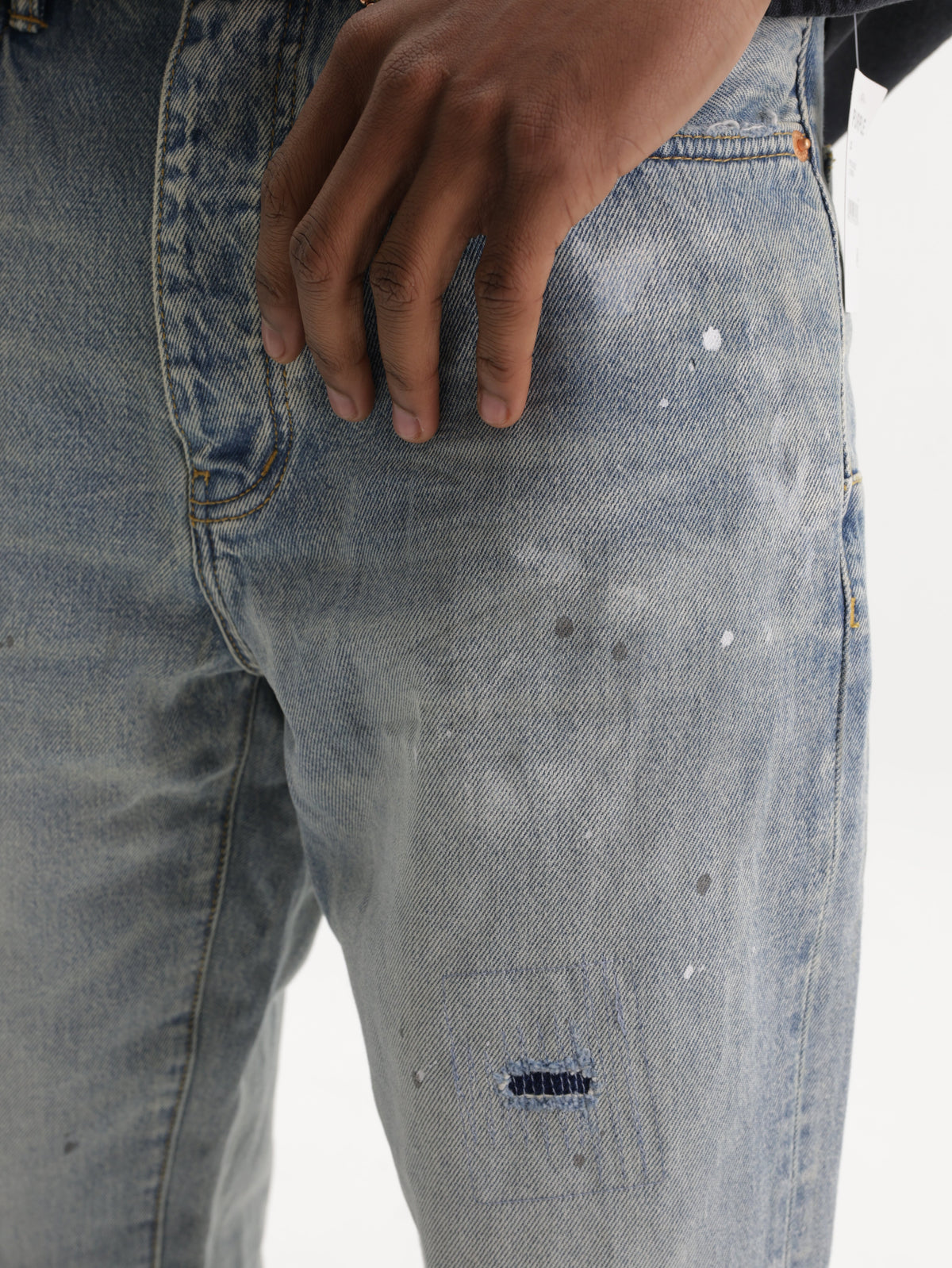 Purple Jeans Light Vintage Slash Indigo