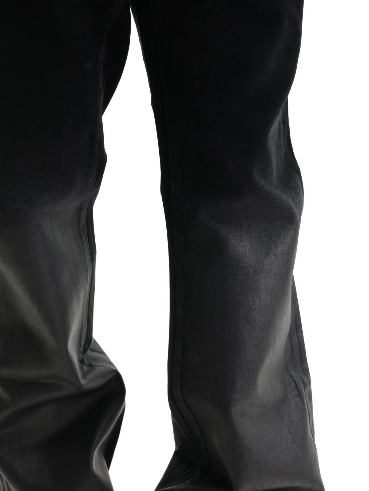 Purple Jeans Flock Dipped Black