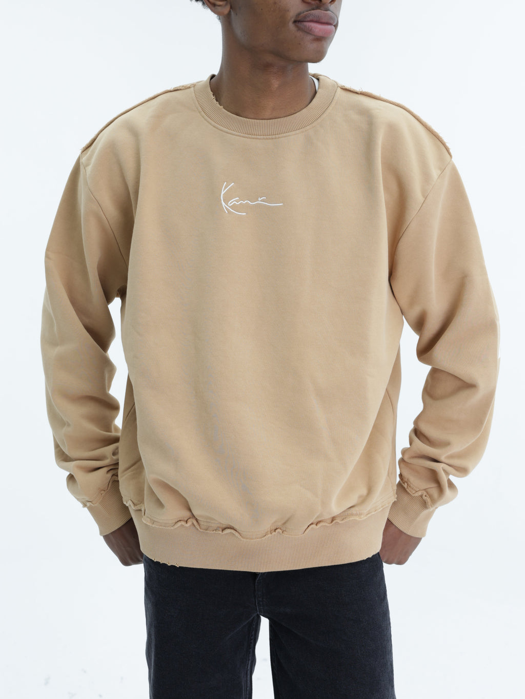 Karl Kani Sweater Small Signature Sand