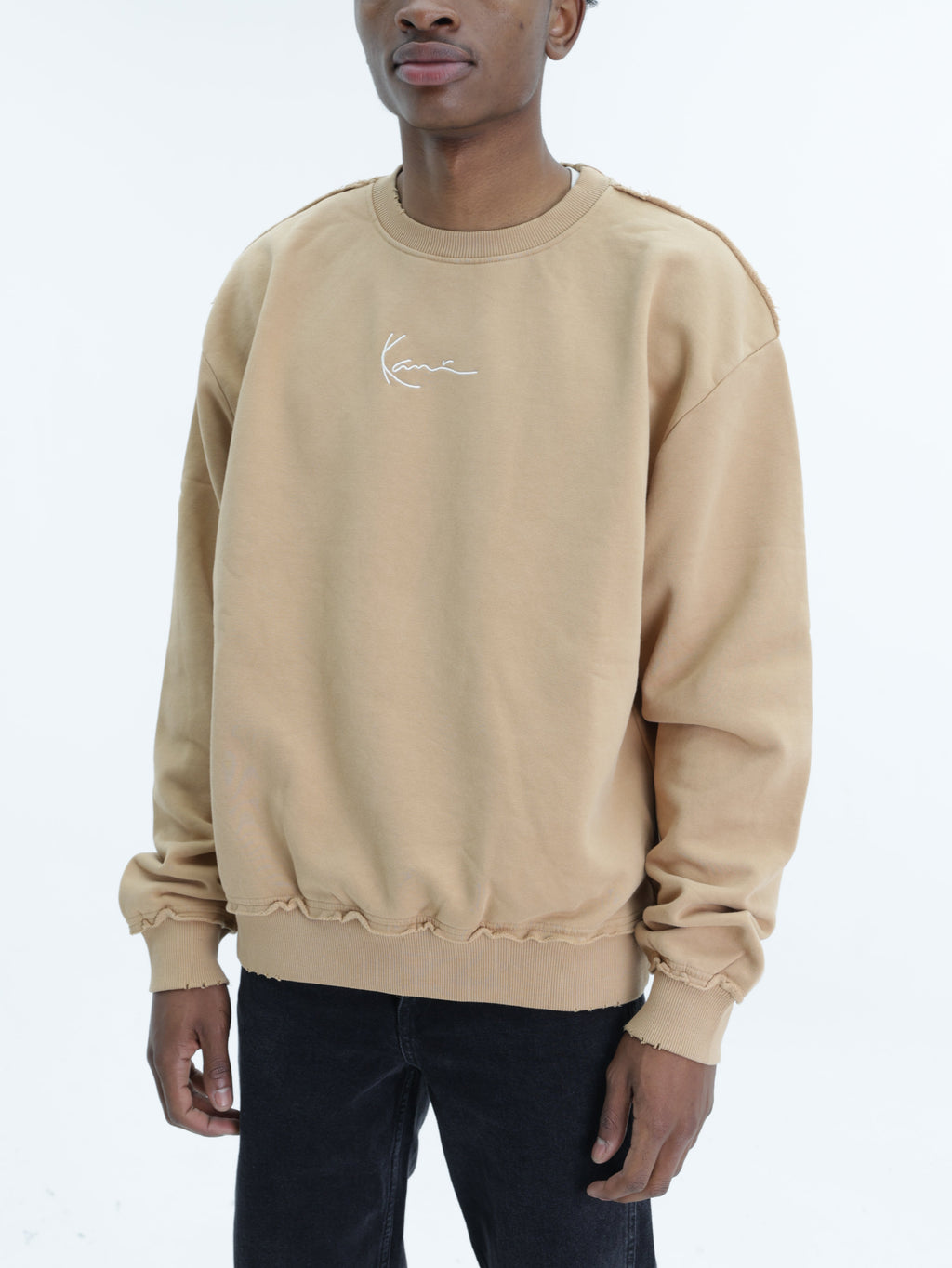 Karl Kani Sweater Small Signature Sand