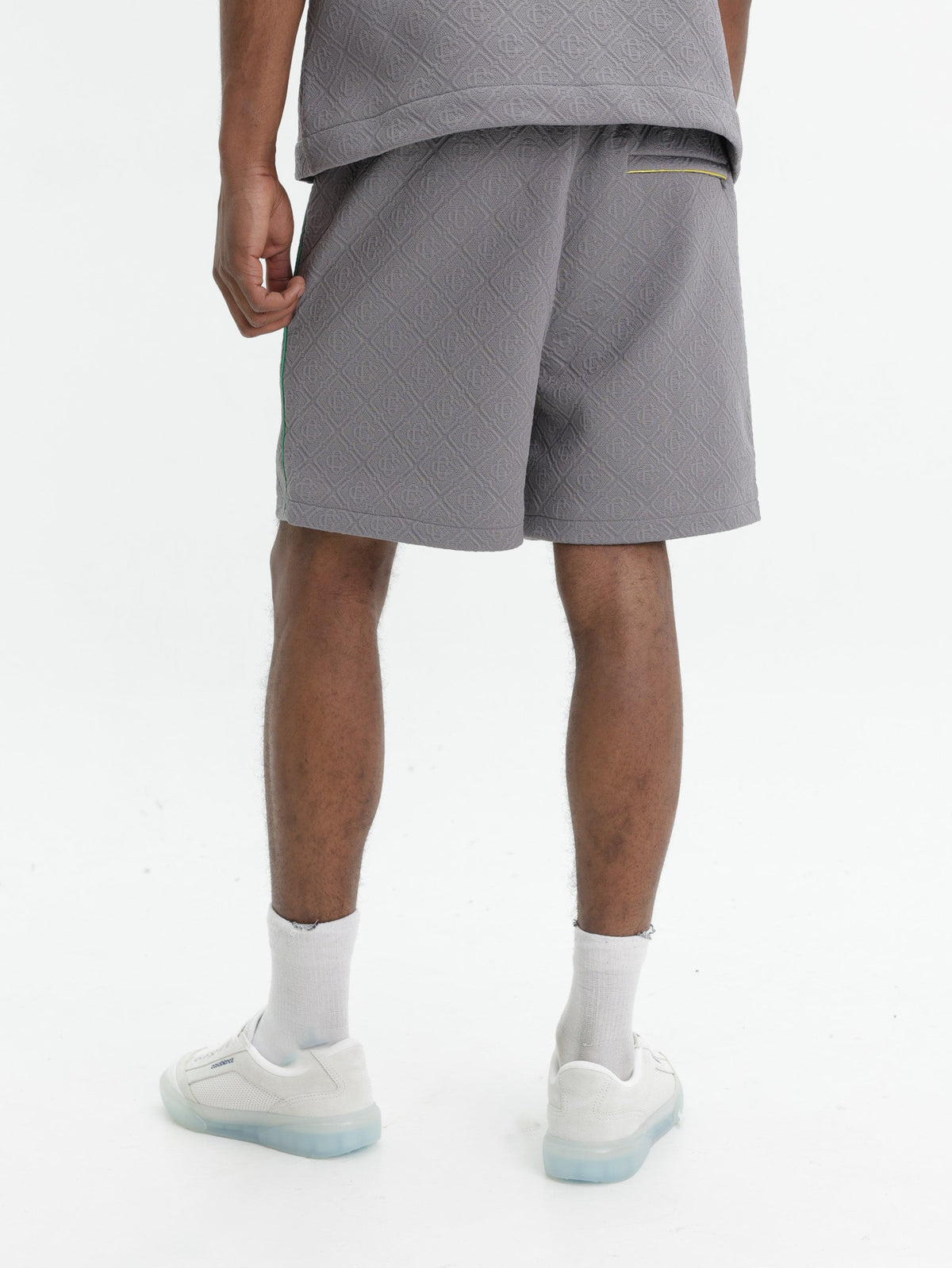 Casablanca Shorts Monogram Embossed  Grey
