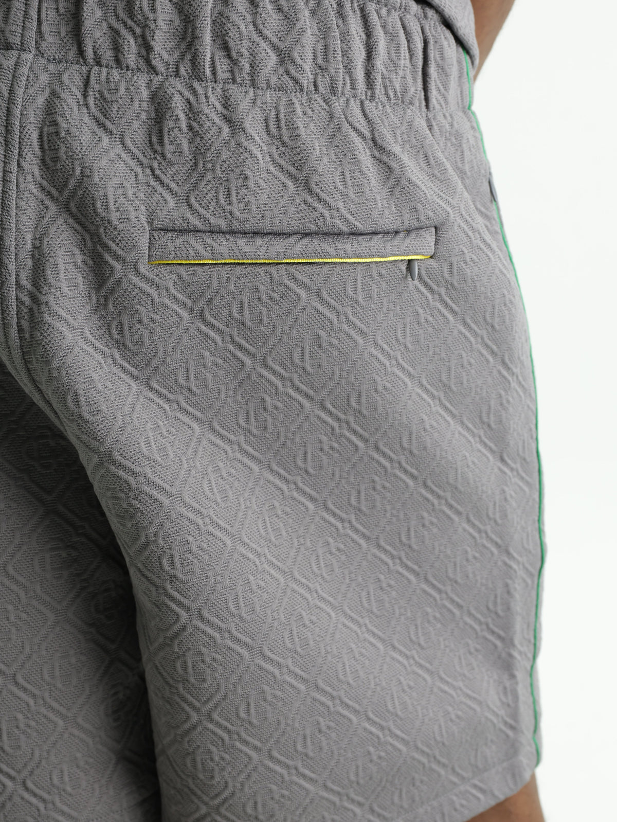 Casablanca Shorts Monogram Embossed  Grey