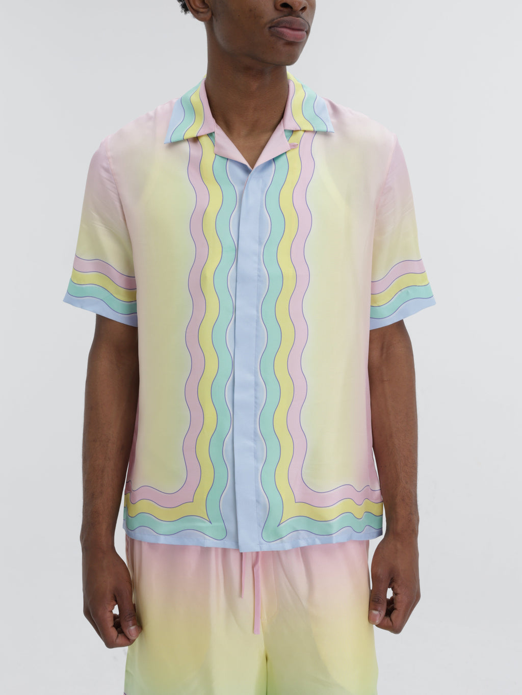 Casablanca Shirt Collar Ss Multi Colour