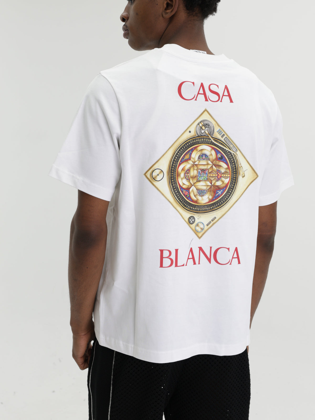 Casablanca T-Shirt Small L Logo Print White