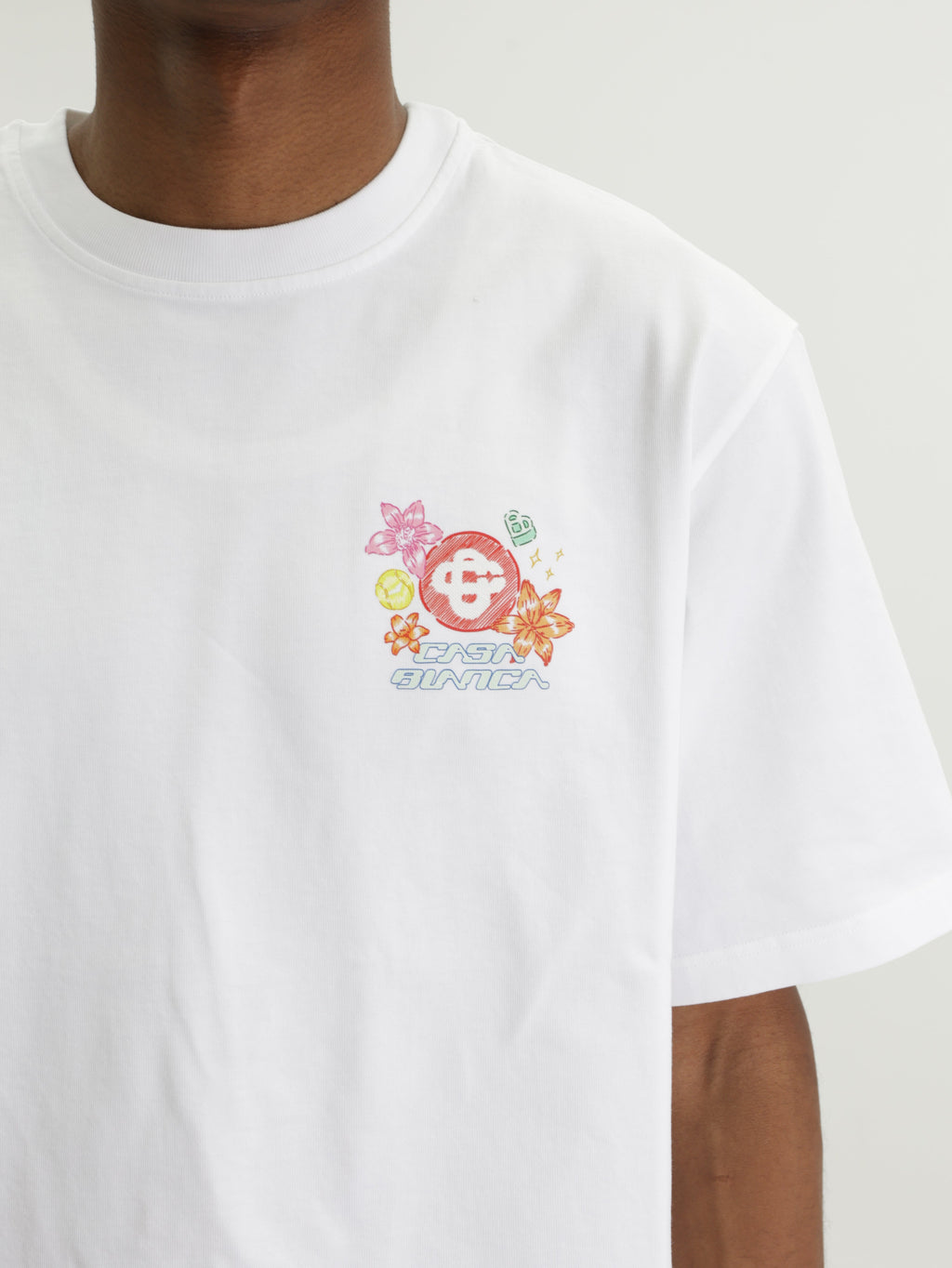 Casablanca T-Shirt Collage D�icones White