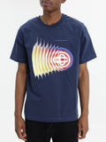 Casablanca T-Shirt Shockwave Classic Navy