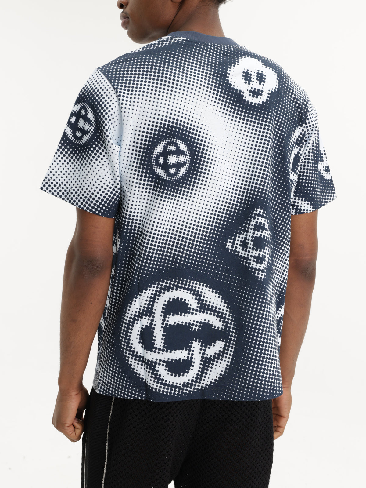 Casablanca T-Shirt Halftone Icon Printed Black/white
