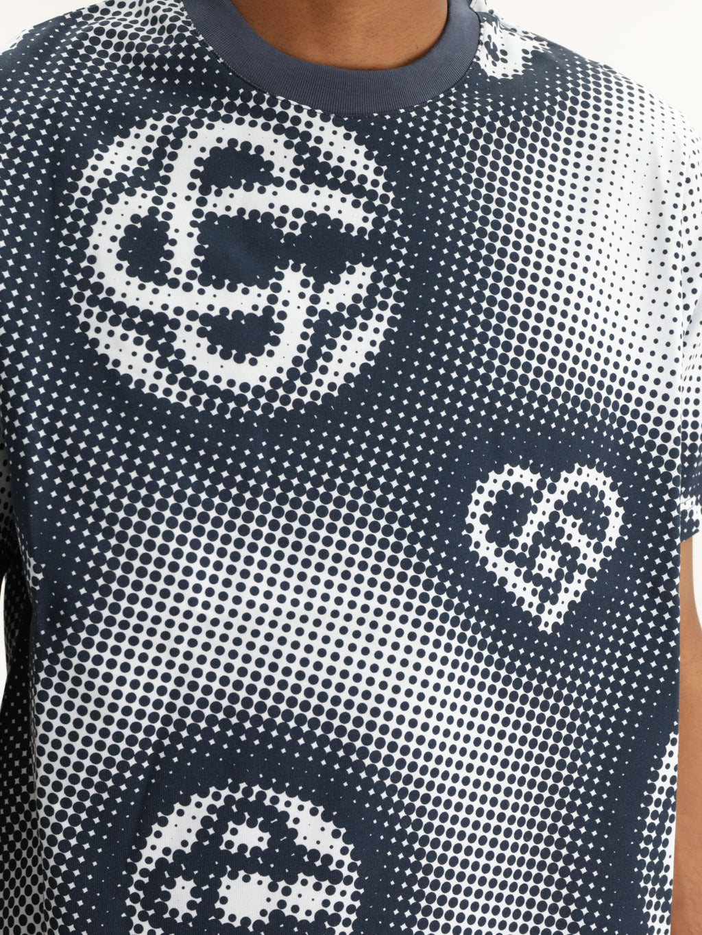 Casablanca T-Shirt Halftone Icon Printed Black/white