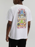 Casablanca T-Shirt Tennis Landscape White