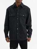 Casablanca Shirt Denim Monogram  Black
