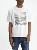 Jil Sander T-Shirt Ocean Print  White