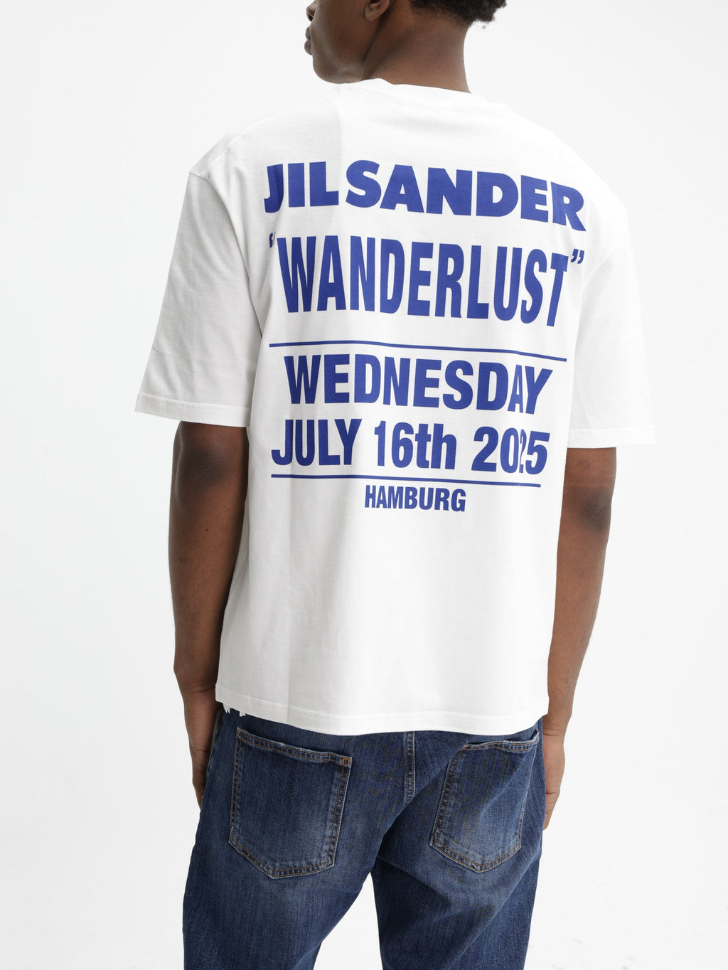 Jil Sander T-Shirt Ocean Print  White