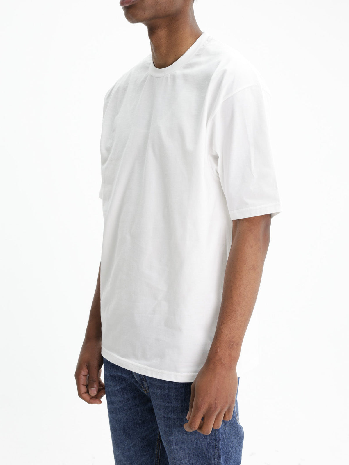 Jil Sander T-Shirt Crew Oversized Off White