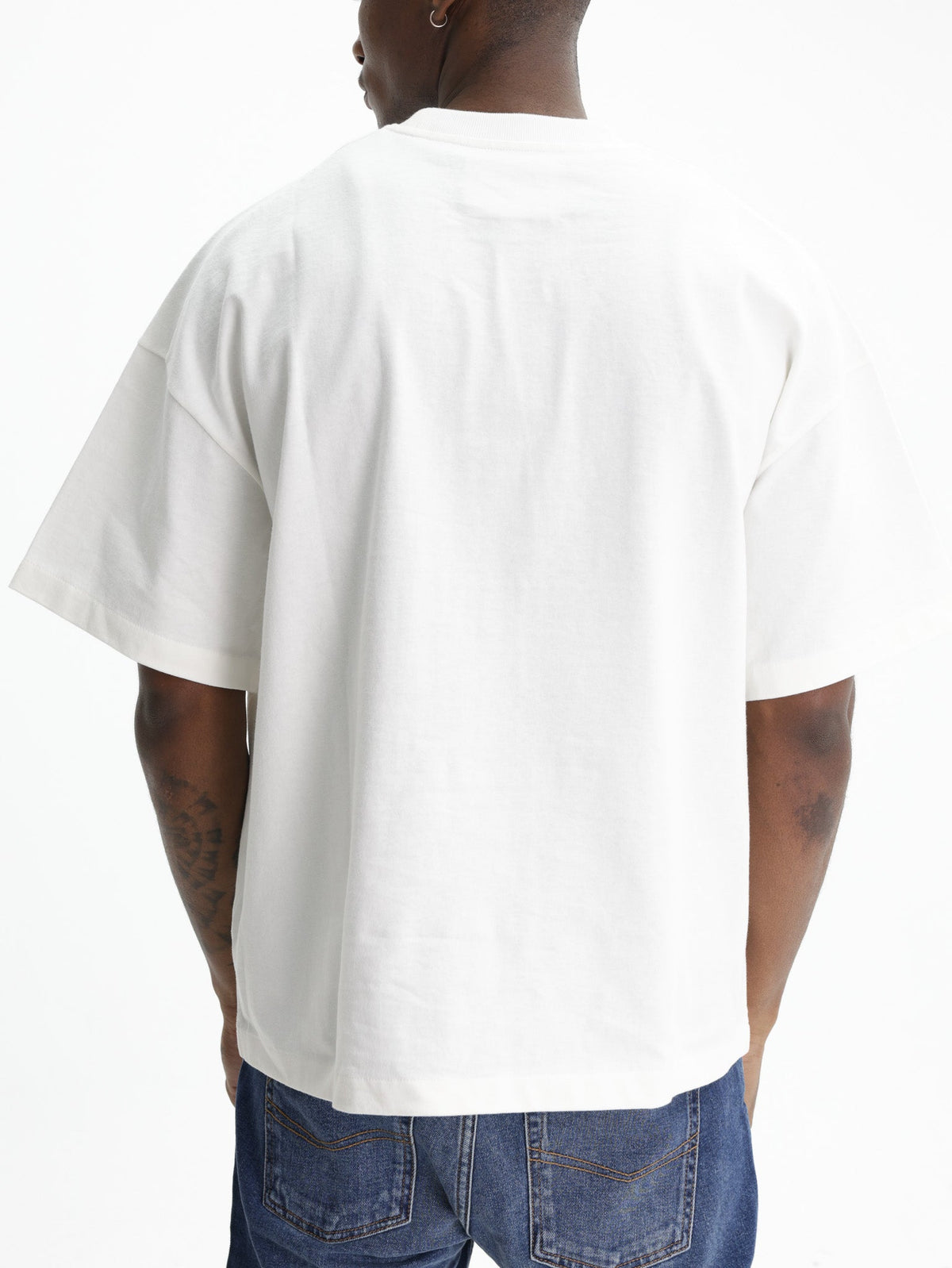 Jil Sander T-Shirt White Print Crew White