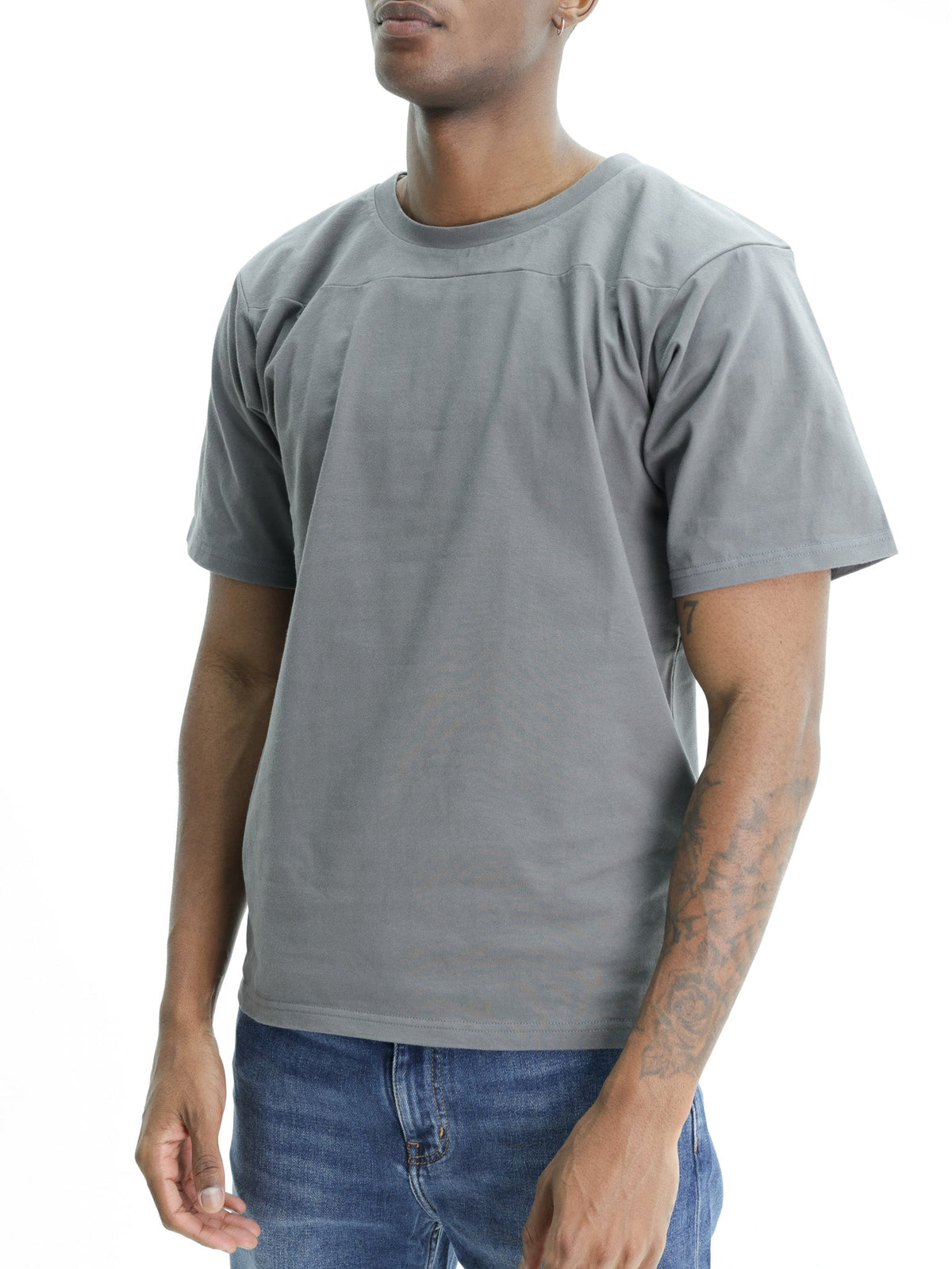 Jil Sander T-Shirt Crew Oversized Grey