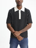 Jil Sander Golfer White Striped Black/white