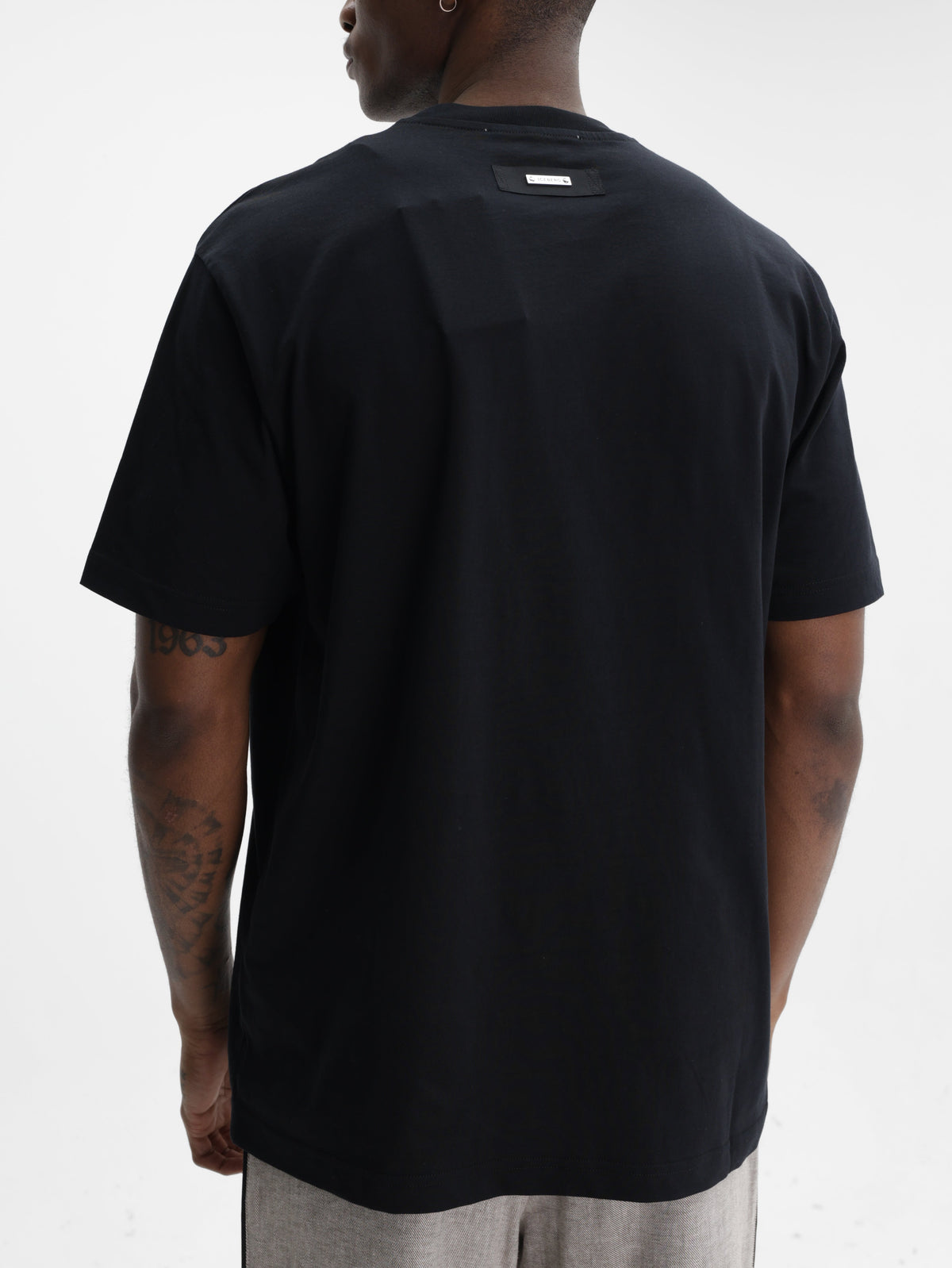 Iceberg T-Shirt Teddy Print Black