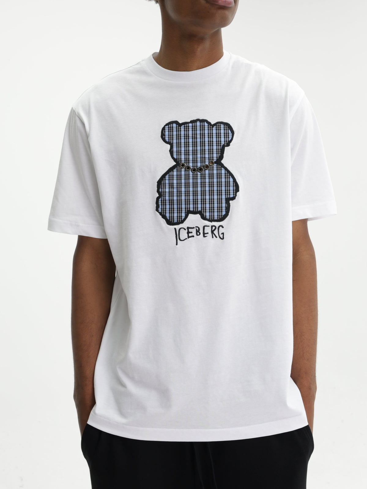 Iceberg T-Shirt Teddy Print White
