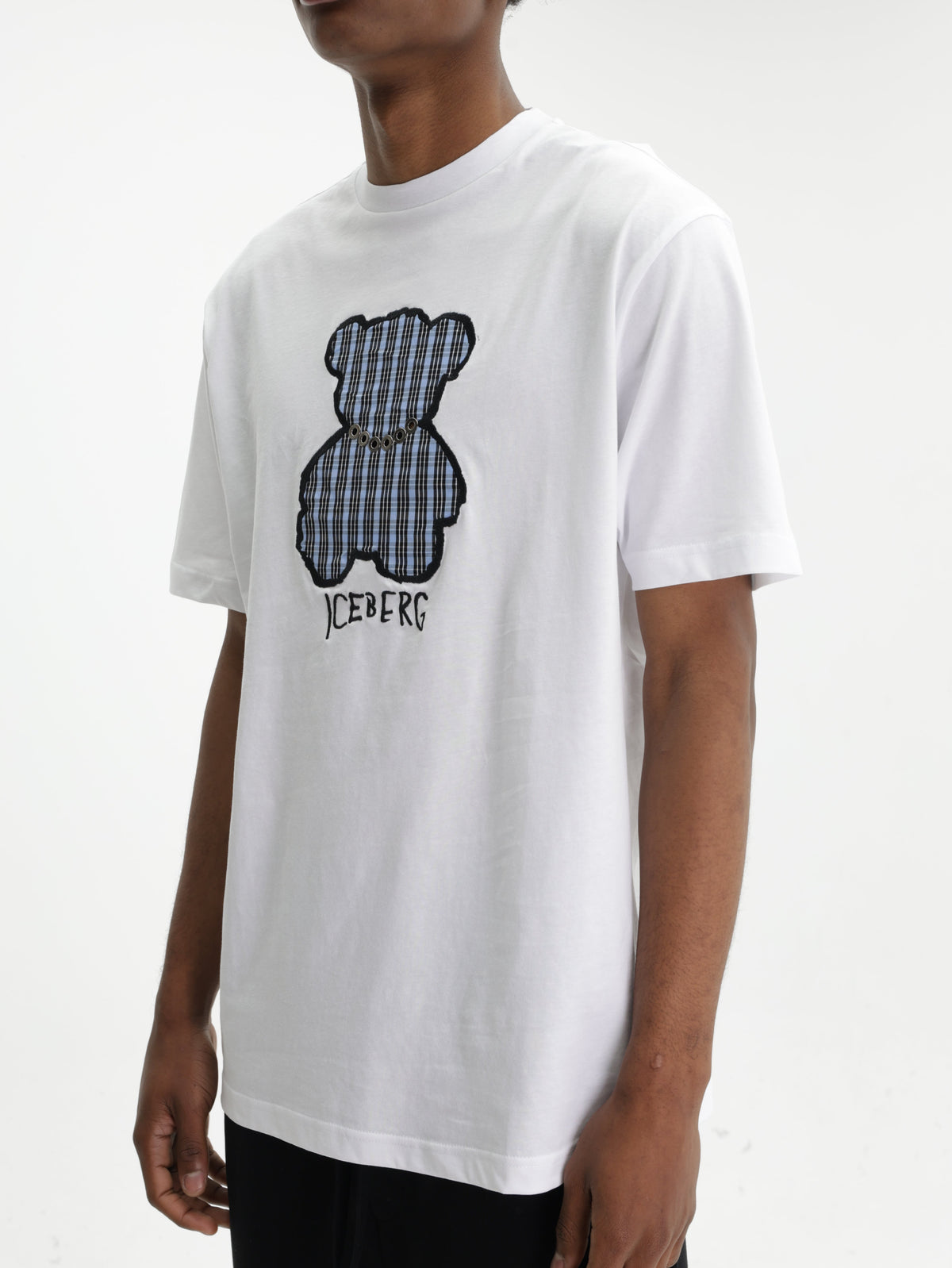 Iceberg T-Shirt Teddy Print White