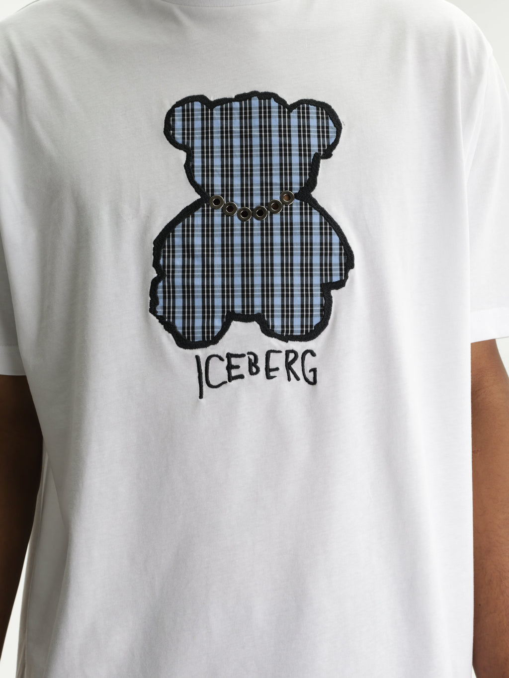 Iceberg T-Shirt Teddy Print White