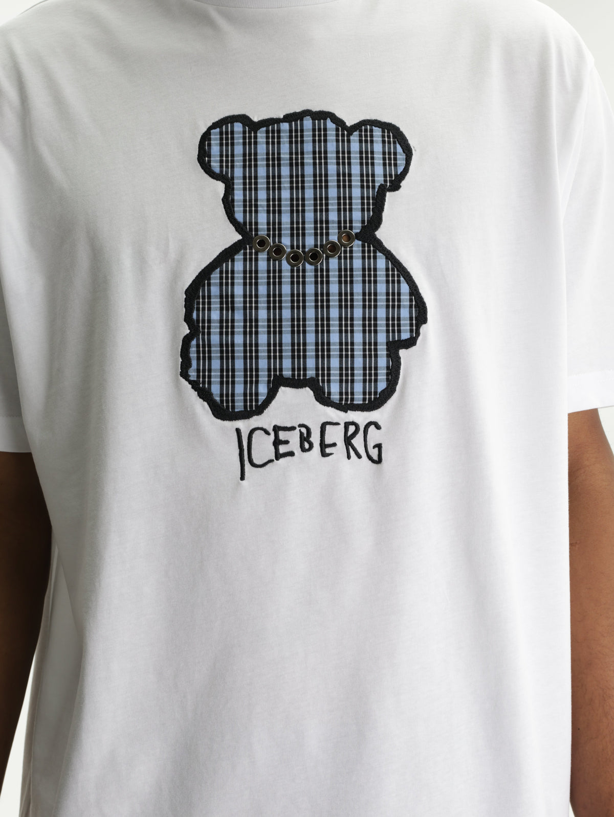 Iceberg T-Shirt Teddy Print White
