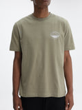 Iceberg Jeans T-Shirt Mountain Logo Print Sage