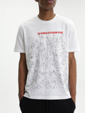 Iceberg Jeans T-Shirt People Ao Print  White