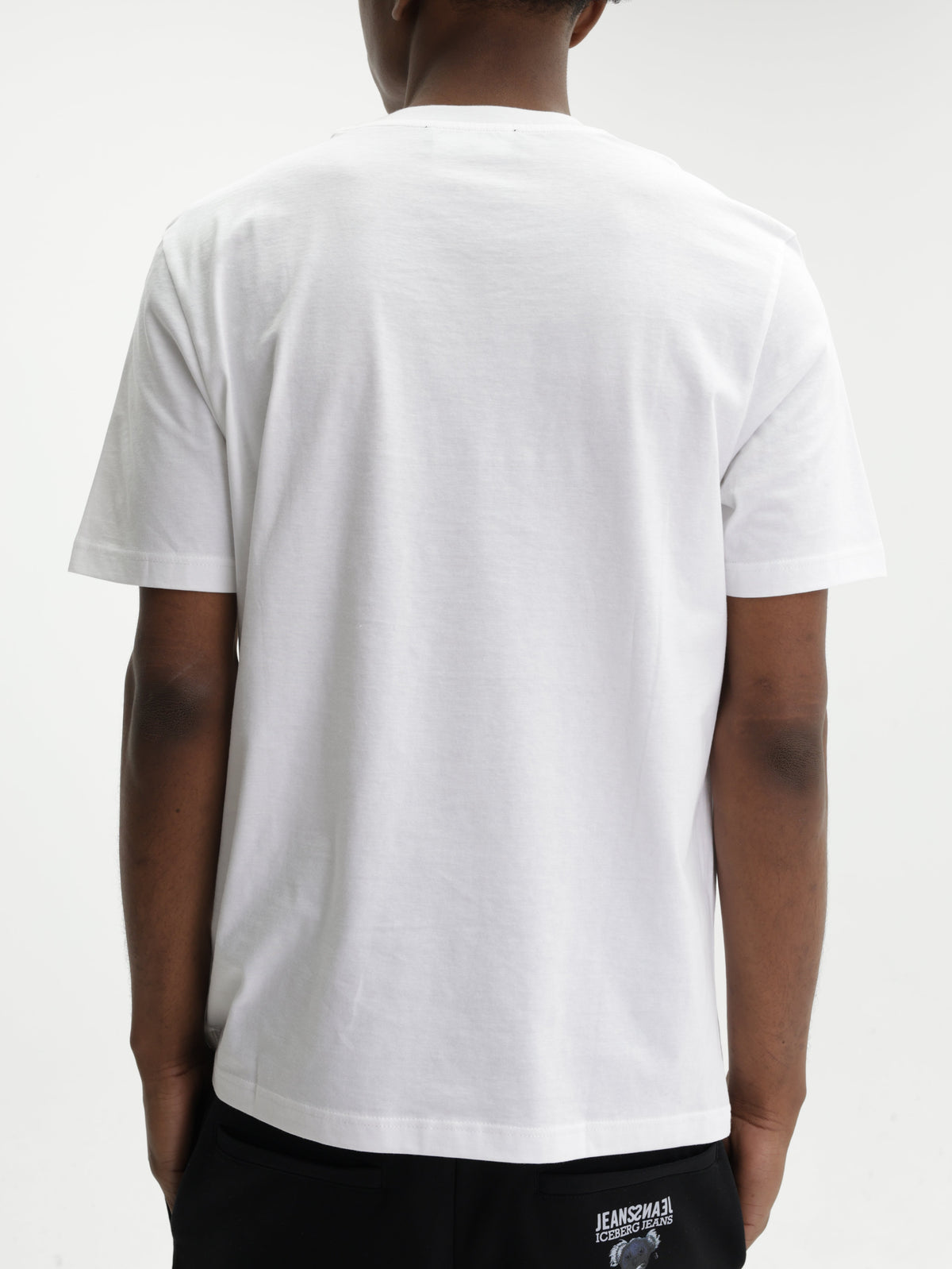 Iceberg Jeans T-Shirt People Ao Print  White