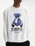 Iceberg Jeans Sweater Teddy Print White