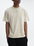 Iceberg T-Shirt Chest Logo Tag Crew Cream