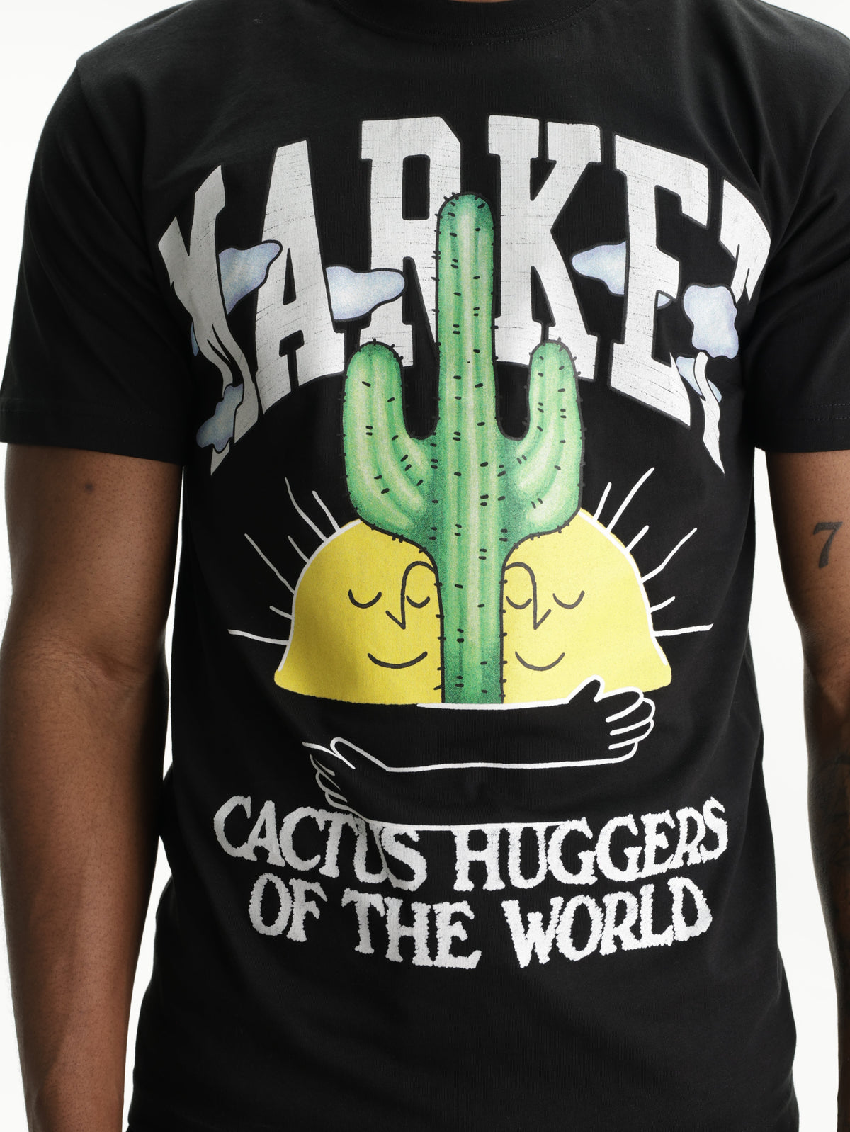 Market T-Shirt Cactus Lovers Black