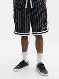 Karl Kani Shorts Pinstripe Mesh Black