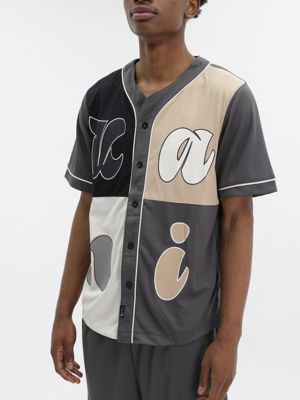Karl Kani Shirt Baseball Kani Multi Colour