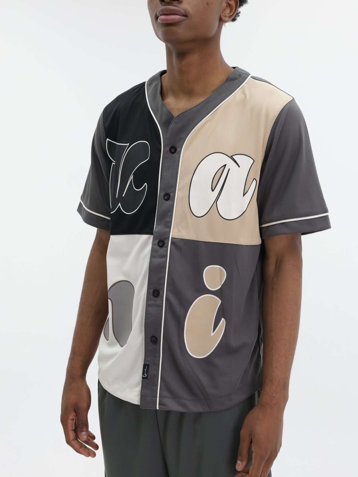 Karl Kani Shirt Baseball Kani Multi Colour