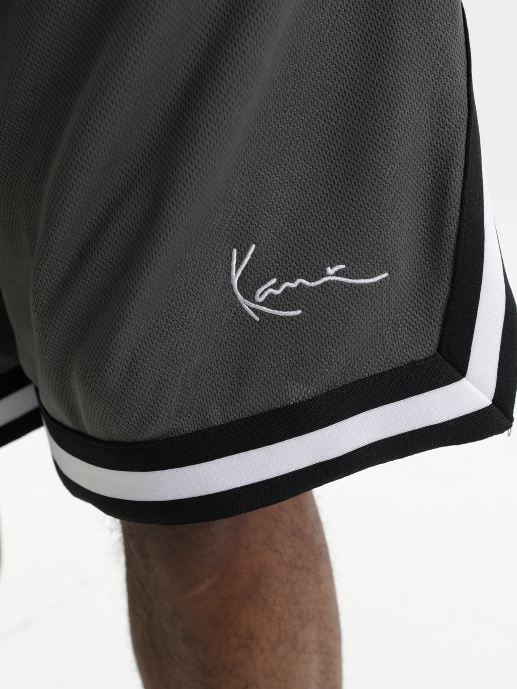 Karl Kani Shorts Essential Mesh Logo Dark Grey